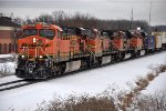 Intermodal cruises east past Dunn